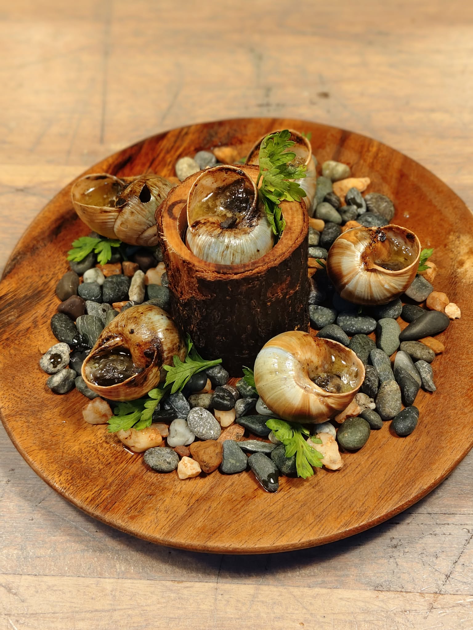 Baked Escargot