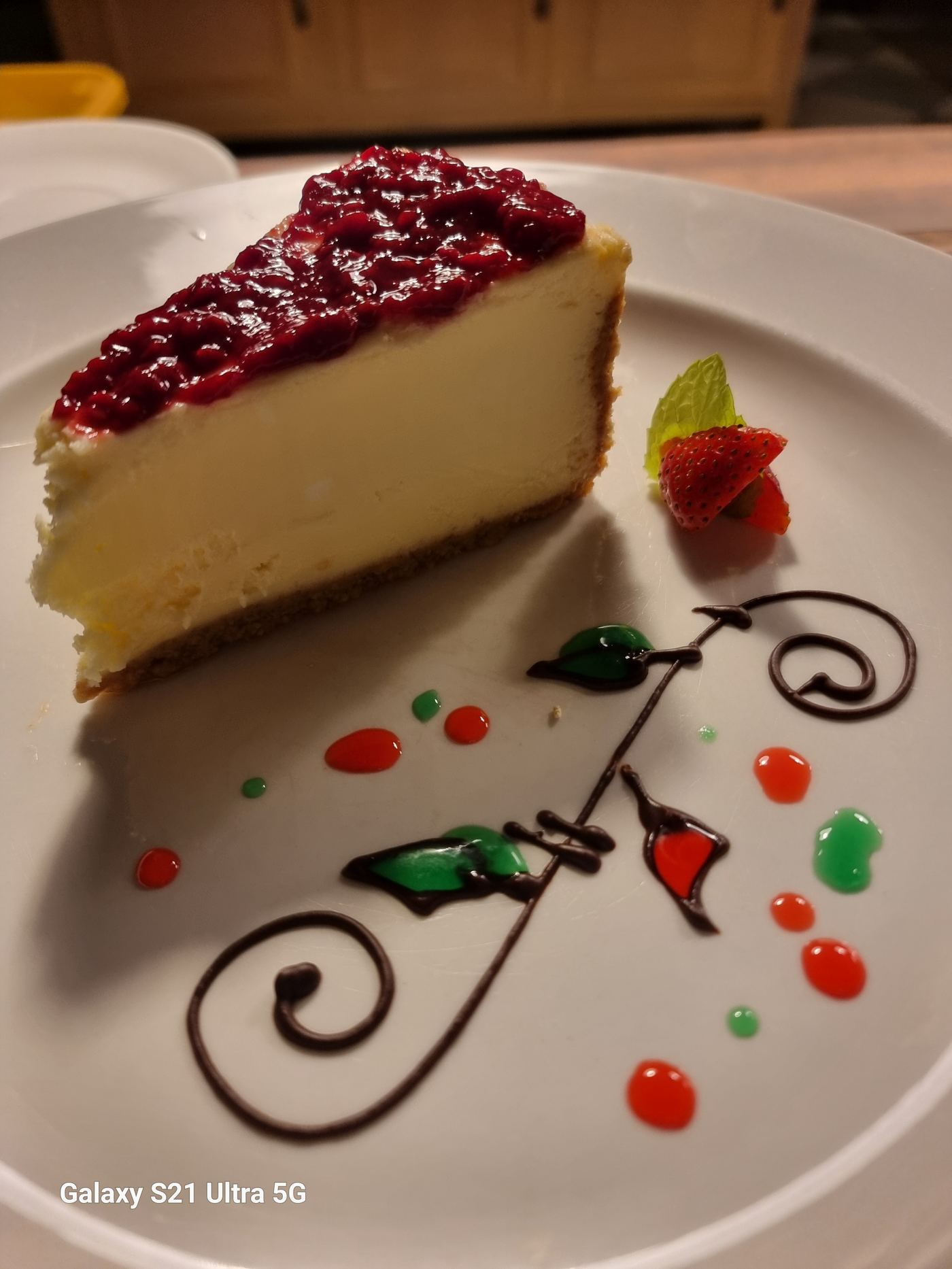 Raspberry New York Cheesecake
