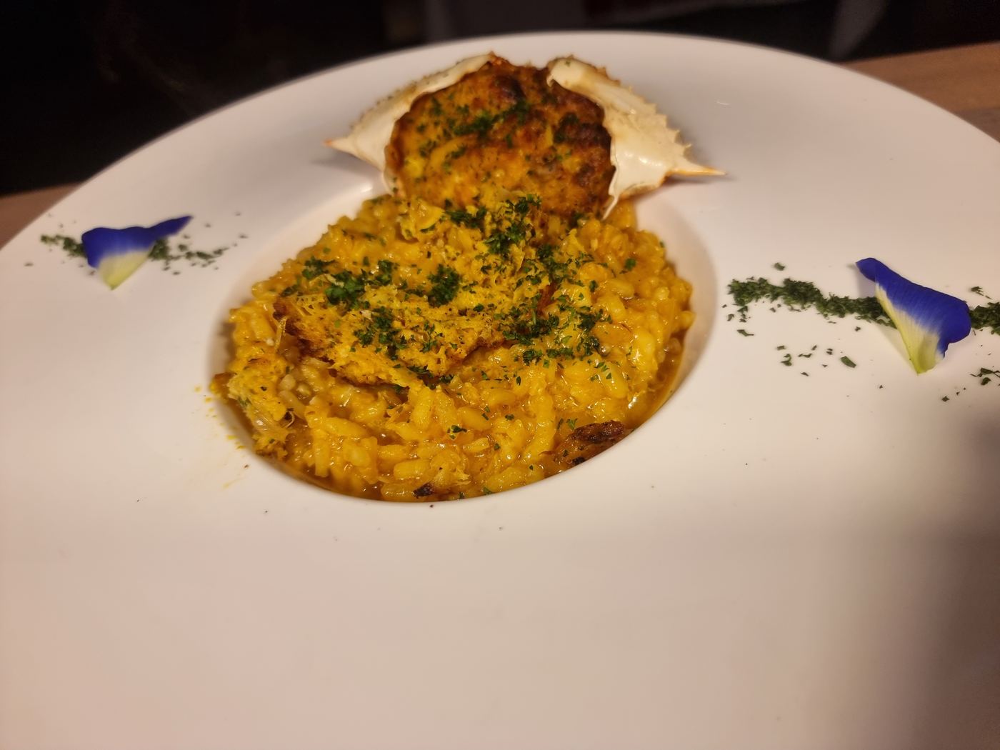 Crab Risotto (Talangka)